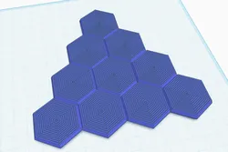 10x Hexagon Fidgets In One
