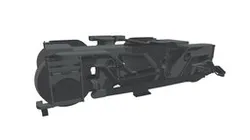 3D Train Wheels Bogie