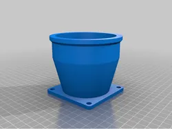 3DUPFitters Vent Adapters for 60mm or 80mm Computer Fan to 3" and 4" Adapters