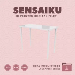 4 LAGKAPTEN  OLOV Desk  36 In h Dollhouse - IKEA - 3D Print 3D print model