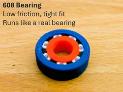 608 Bearing - fully printed, easy assembly