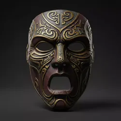 Ancient Curse Face Wearable Mask Premium STL Download 3D print model