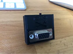 BACKOFFICE SHOW ATARI ST DIN13 TO VGA ADAPTOR (No Audio Jack)