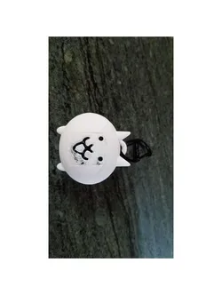 Battle cat keychain (dual extrusion)