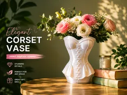 Corset Vase– Lace Up Design & Details
