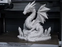 Crystal Dragon big statue