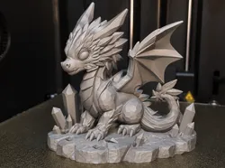 Crystal dragon cute