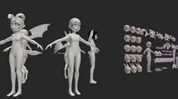 Customize Child Base Mesh-Anime Style