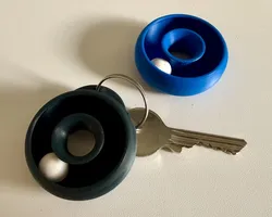 Donut Marble Fidget Keychain