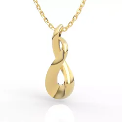 Elegant Minimalist Infinity Charm 3D print model