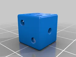 Empty playing dice