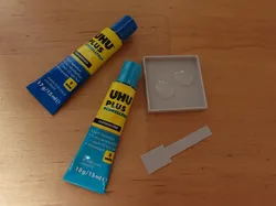 Epoxy Glue Mixing Tray & Spatula