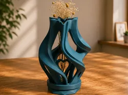 Flowervase swirl modern