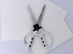 frosty snowman scissors