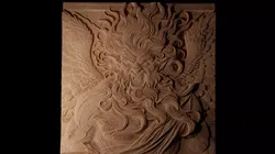 Fury CNC 3d Print High Relief Sand Casting 3D print model