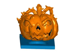 Halloween Pumpkin Tealight Candle Holder