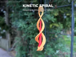 Kinetic Spiral Wind Chime