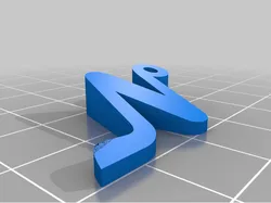 Letter N 3d