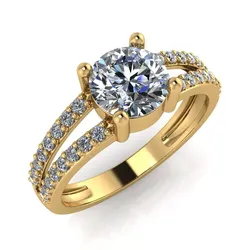 light weight gold diamond rings-C111116SKCH2026045-wt-0-5 3D print model