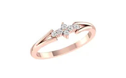 Light Weight Rose Gold Diamond Ring  -RC RN 1589 3D print model