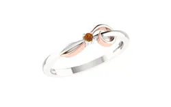 Light Weight White Gold Diamond Ring  -ZA RN 427 3D print model