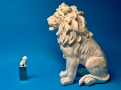 little and big Lion