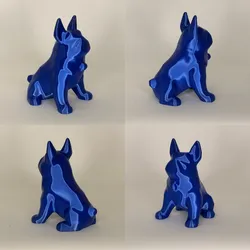low poly bulldog