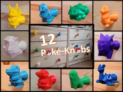 Low-Poly Pokemons - A Door Knob Collection
