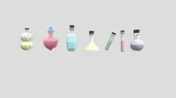 Low Poly Potion Models Magic Zelda