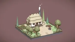 Medieval Cottage- LowPoly