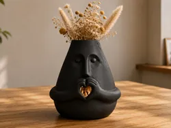 Moa heart flower vase