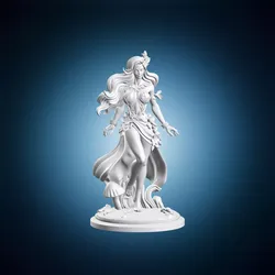 Nature Goddess Forest Spirit Figurine 3D print model