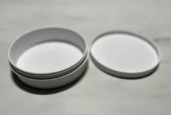 Parametric OpenSCAD Round Container Jar with a screw lid