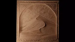 Sand Dune CNC 3d Print High Relief Sand Casting 3D print model