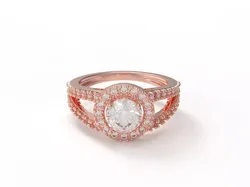 Solitaire Ring 3D print model