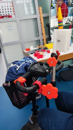 Soporte de paraguas para silla de ruedas electrica (Apex Medical I-Nano)