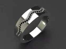 wedding ring 3D print model