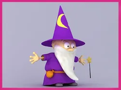 wizard cartoon character