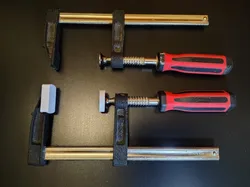 Woodworking clamp replacement caps (boots)