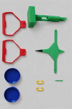 3d printed Educational Math Scale with Weights