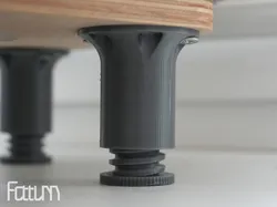 Adjustable furniture leg 43-71 mm with trapezoidal thread