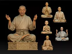Buddhist monks  set 3D print model