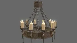 Candle Chandelier B