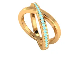 Cross Ring 16MM-7gm 3D print model