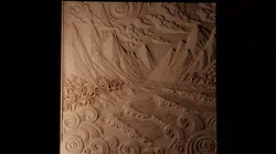 Delta CNC 3d Print High Relief Sand Casting 3D print model