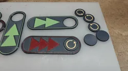 Double Sided Turn Tracker and Reaction Coin