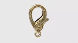 Elegant Beaded Closure Lock JDBCo 3D print model