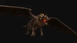 Forest Dark Brown Dragon
