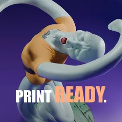 Handsome Squidward  3D print model