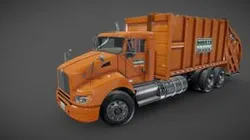 Industrial garbage truck